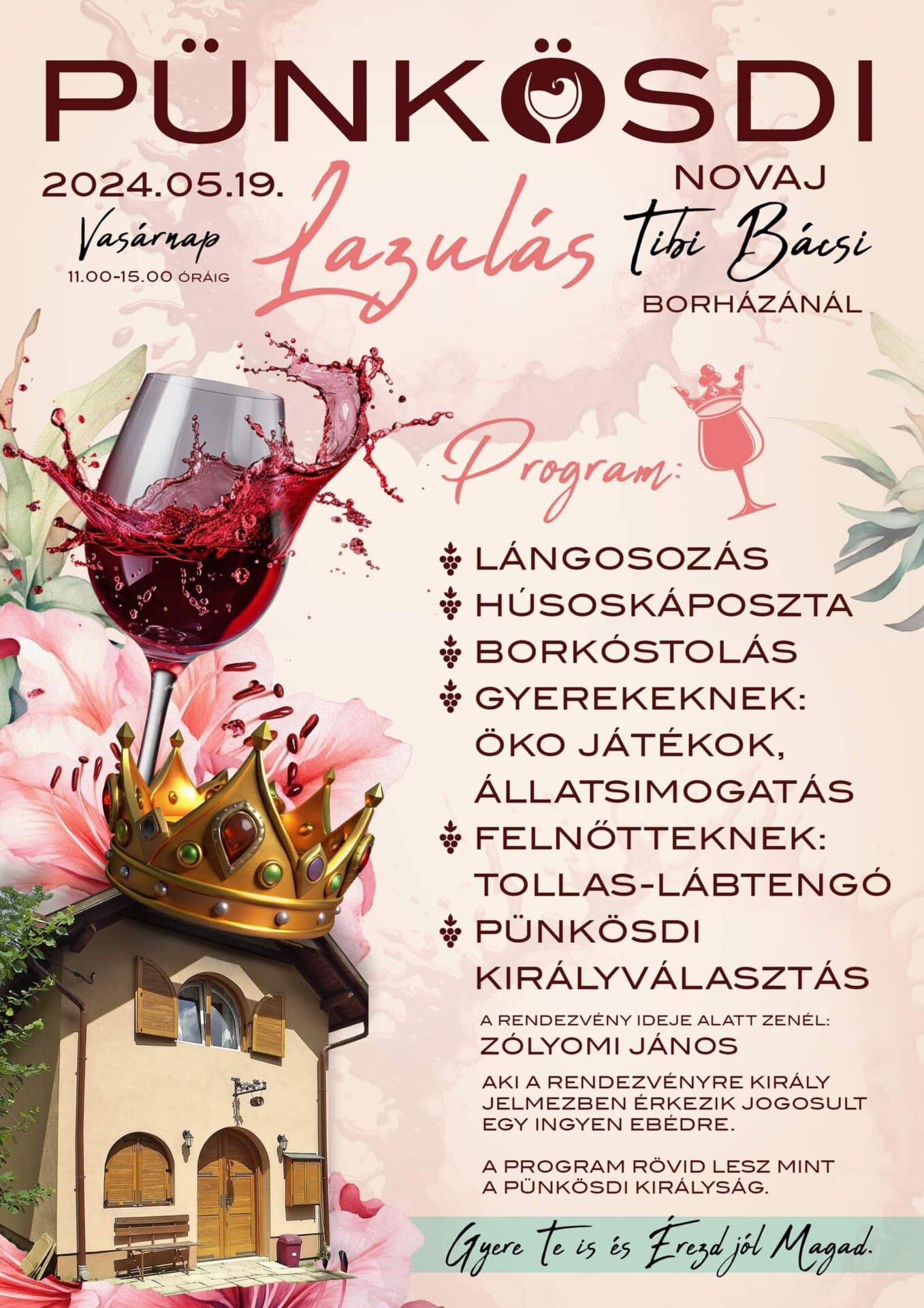 Pünkösdi lazulás 2024. plakát